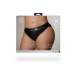 Vibrating Strap-on Hipster - XL/XXL - Black