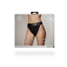 Vibrating Strap-on Panty Harness with Open Back - XS/S - Black