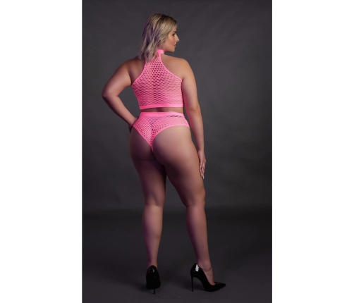 Turtle Neck and High Waist Slip