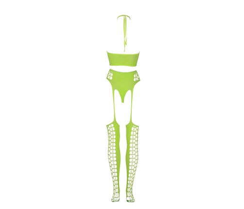 Two Piece with Crop Top and Stockings