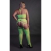 Two Piece with Crop Top and Stockings