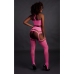 Two Piece with Crop Top and Stockings