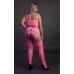 Two Piece with Crop Top and Stockings