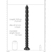 Stacked Anal Snake - 20''/ 50 cm