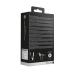 Vibrating and Rechargeable - 10 Speed Silicone Ribbed Strap-On - Adjustable - Black