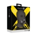 Open Mouth Gag with Plug Stopper - Black