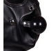 Blindfolded Mask with Breathable Ball Gag - Black