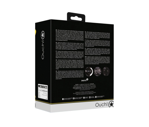 Blindfolded Mask with Breathable Ball Gag - Black