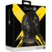 Zip-up Bondage Mask - Black