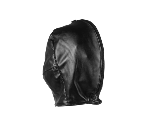 Zip-up Bondage Mask - Black