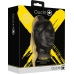 Mask with Blonde Ponytail - Black