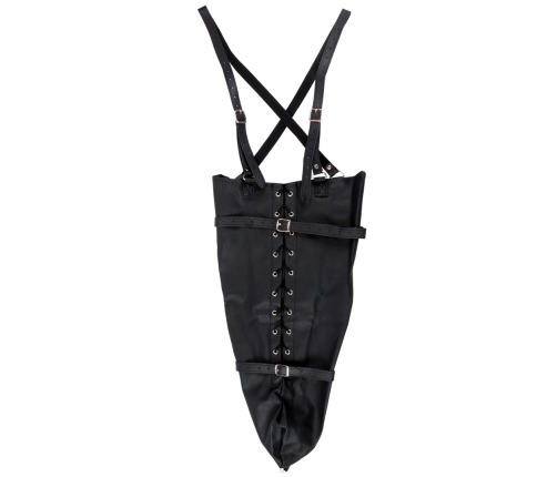 Lace-up Full Sleeve Arm Restraint - Black