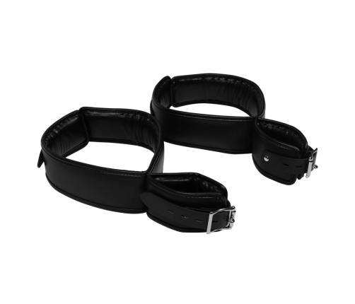 Hand and Thigh Cuffs Set - Black