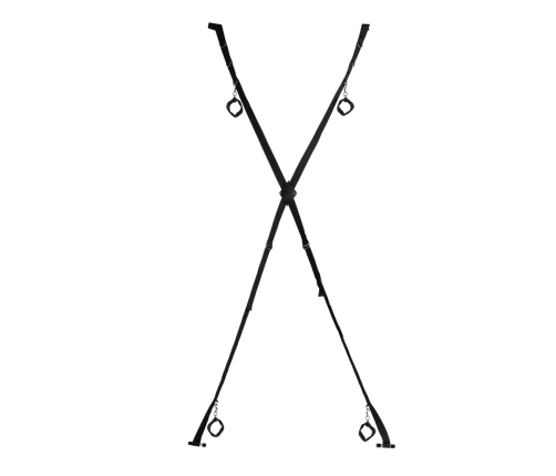 Over the Door Bondage Cross - Black