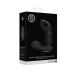 Beaded Vibrating Prostate Massager with Remote Control - Black