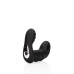 Beaded Vibrating Prostate Massager with Remote Control - Black