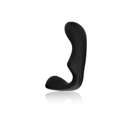 Pointed Vibrating Prostate Massager with Remote Control - Black