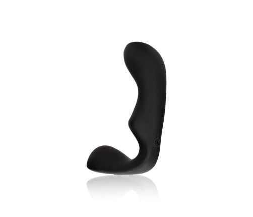Pointed Vibrating Prostate Massager with Remote Control - Black