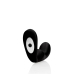 Pointed Vibrating Prostate Massager with Remote Control - Black