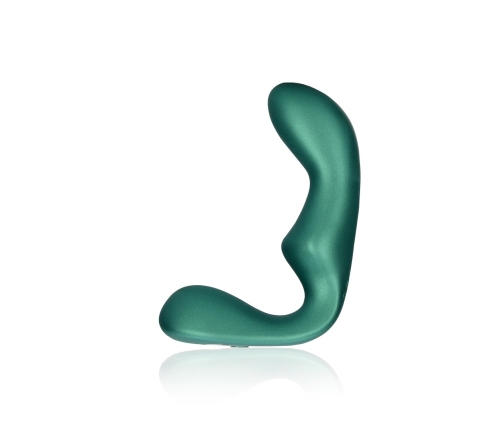 Pointed Vibrating Prostate Massager with Remote Control - Metallic Green