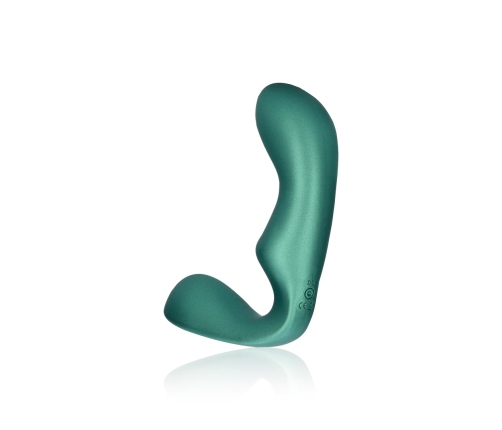 Pointed Vibrating Prostate Massager with Remote Control - Metallic Green