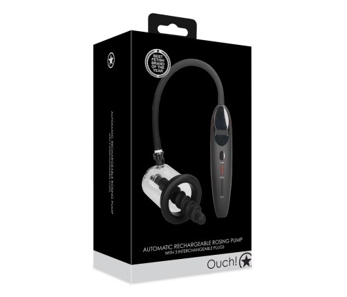 Automatic Reachargeable Rosing Pump - Black
