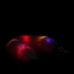 Light-up Fox Tail with Metal Butt Plug - Pink