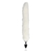 Fox Tail with Metal Butt Plug - White