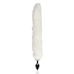 Fox Tail with Metal Butt Plug - White
