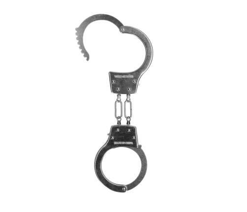 Metal Hand Cuffs - Silver