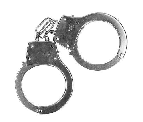 Metal Hand Cuffs - Silver