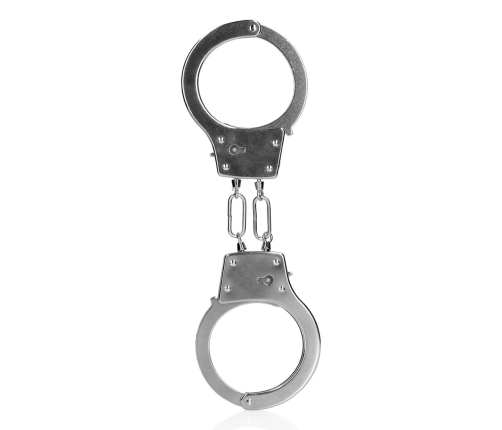 Metal Hand Cuffs - Silver