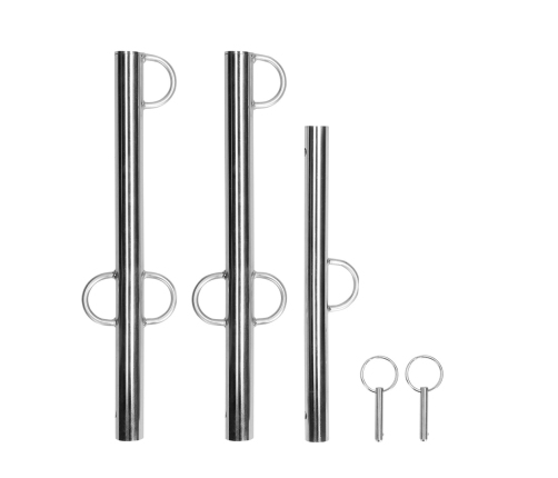 Spreader Bar with Multiple Hooks - Silver