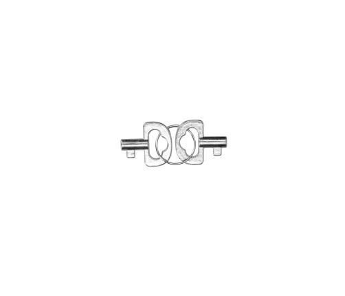 Spreader Bar with Hand or Ankle Cuffs - Silver