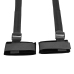 Padded Ankle Sling with Adjustable Straps - Black