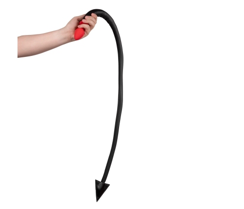 Silicone Anal Plug Devil's Tail - Black