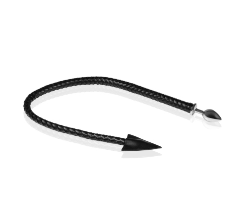 Metal Anal Plug Devil's Tail - Black