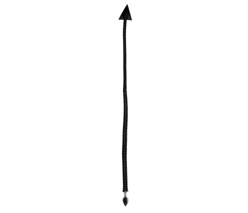 Metal Anal Plug Devil's Tail - Black