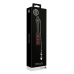 Hearts Paddle with Metal Anal Plug - Black