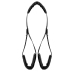 Padded Thigh Sling with Adjustable Straps - Black