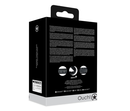 Padded Thigh Sling with Adjustable Straps - Black