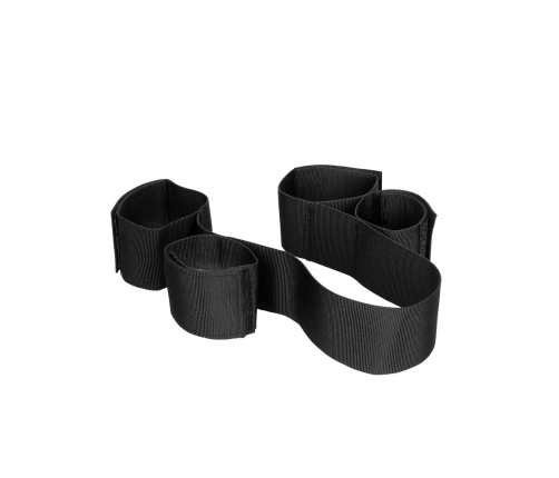 Adjustable Hand and Ankle Restraints Set - Black