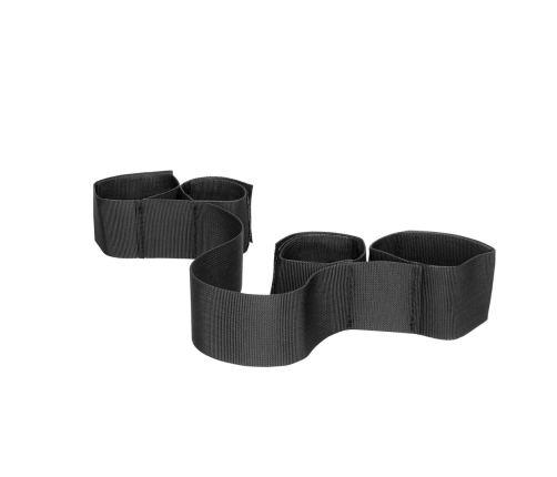 Adjustable Hand and Ankle Restraints Set - Black