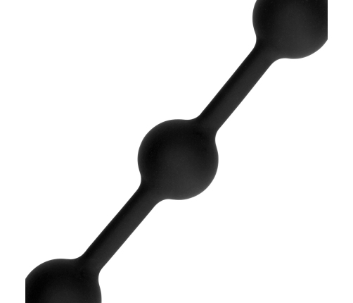 Silicone Anal Balls - Small - Black