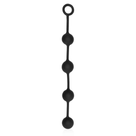 Silicone Anal Balls - Large - Black