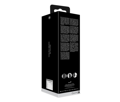 Shots Rechargeable Intimate Vibrating Device Black 10 Modes Portable