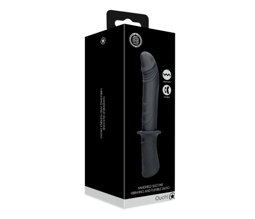 Shots Rechargeable Intimate Vibrating Device Black 10 Modes Portable