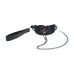 Ouch! Venice Collection Black Adjustable Collar with Leash Set