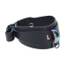 Ouch! Venice Collection Adjustable Leg Cuffs Black - Bonded Leather, Fashion Hardware