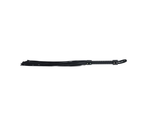 Ouch! Venice Collection Flogger Black - Bonded Leather Impact Tool